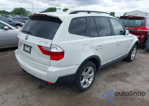 2008 BMW X3 3.0Si из США, поврежденный, VIN WBXPC93478WJ15862